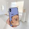 CJ24 Cartoon  Capybara Cute Soft Shell Phone Case for Redmi Note 8 9 Pro Max 9S 9T 9C NFC 8T 8A 10A A4