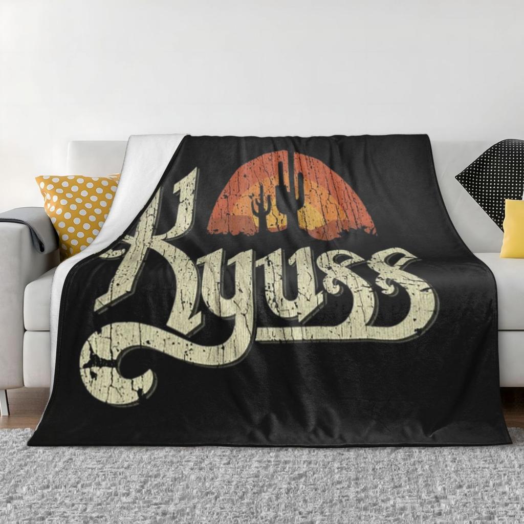Kyuss Закат 1987 Плед Мягкий Теплый Фланелевый Плед Плюшевый для Кровати Гостиной Пикника Путешествия Дома Дивана