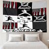 Custom Name Baseball Print Tapestry, Backdrop, Easy Setup, Ideal for Bedroom, Office & Living Room, with Aesthetic Wall Hanging Decor.
