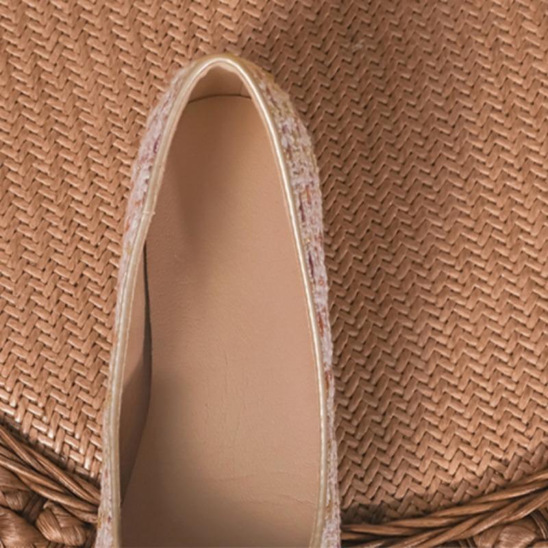 Мягкая подошва, не вызывающая усталости, женская обувь, удобная и универсальная, плоская обувь, квадратная пряжка, повседневная универсальная обувь, толстые каблуки, одинарные туфли