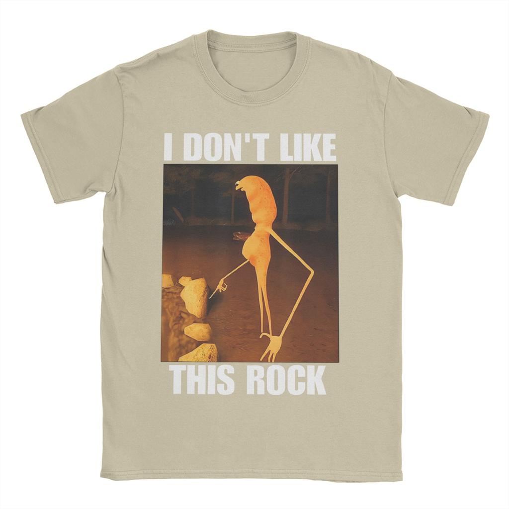 Men Women TShirt I Dont Like This Rock Casual Pure Cotton Tee Shirt Short Sleeve Marcus The Worm T Shirt Crew Neck Tops Adult