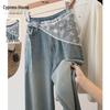 Женские джинсы Silbisher из лиоцелла, с высокой талией, стираные, широкие