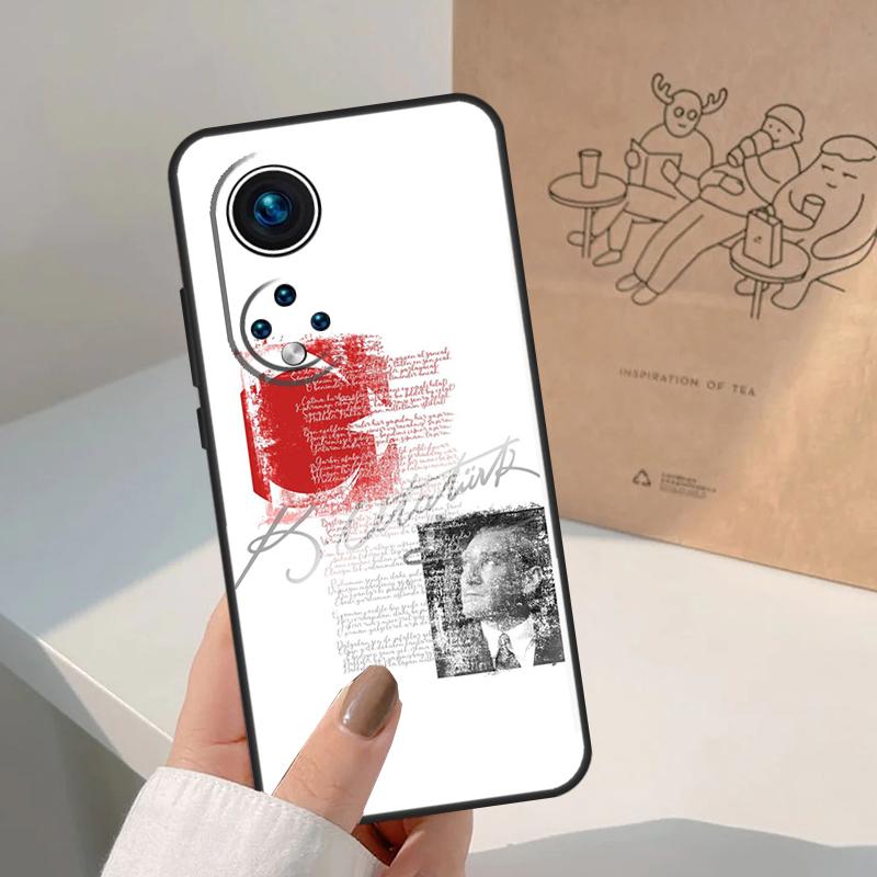 Турция Мустафа Кемаль Ататюрк Для Honor Magic 7 Lite 5 6 8 Pro Чехол Для Honor 400 200 90 70 50 X8c X8b X9a X9b X9c X9d Win