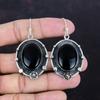 Серьги из черного оникса Серьги из натурального драгоценного камня Ювелирные изделия ручной работы Серьги из стерлингового серебра 925 пробы Изящные серьги Дизайнерские ювелирные изделия Подарки на годовщину