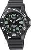 Watch Cue and Cue Analog 10 Year Battery Life 10 ATM Water Resistant Urethane Band Black [Citizen Q&Q] A22A-001VK Men's
