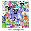 Stickers Rainbow Friends Rainbow Friends Sticker Pack Stickers Set of Stickers 50 Pcs