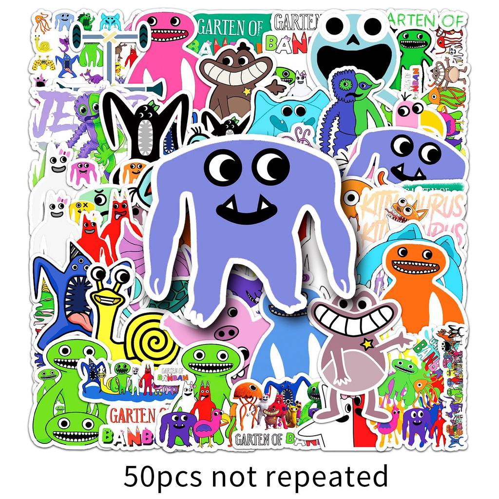 Stickers Rainbow Friends Rainbow Friends Sticker Pack Stickers Set of Stickers 50 Pcs