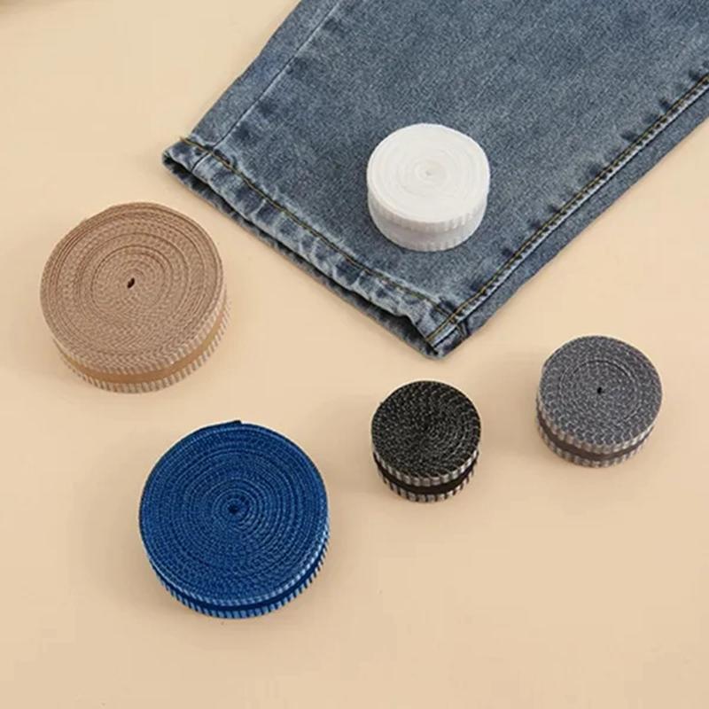 1/3/5/10M Self-Adhesive Pants Paste Iron On Pants Edge Shorten Repair Pants for Jean Clothing and Jean Pants Apparel DIY Sewing Fabric