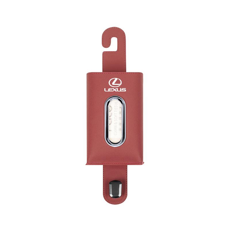 Car Seat Back Tissue Box Hook-Mounted Tissue Holder For Lexus Fsport GS GX IS LS LX CT LC RC LBX NX RX 350h 450h UX 300e GX460