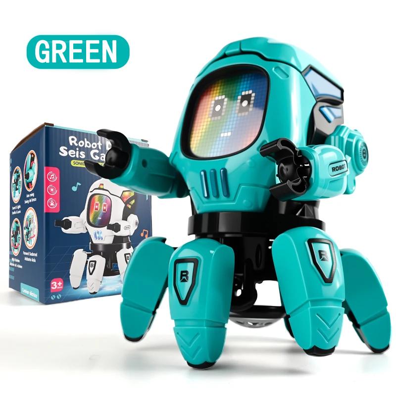 6 Claws Robot Dance Music Early Educational Toys For Children Interactive Electronic Robot Birthday Gifts for Kids Boys Girls