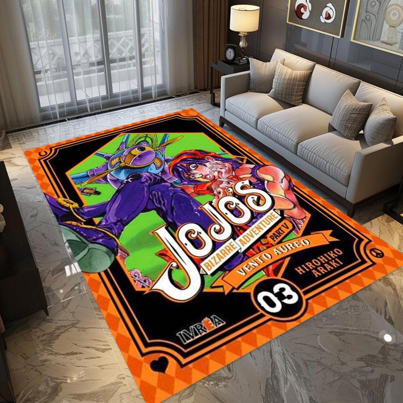 Vibrant Manga Artistry carpet floor mats Home Decor Bathroom mat Office chair cushion Art
