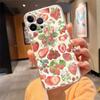 Чехол для телефона с клубникой Carcasa Funda Для iPhone 17 Pro Max Air 16 15 14 13 Pro Max 15 16 Pro 15Plus Чехол