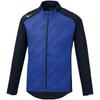 Mizuno Мягкая трикотажная футбольная куртка Surf размера 2XL на молнии P2MC1035, синяя,