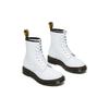 Dr. Martens 1460 Модные лаковые ботинки с тиснением под крокодила Женские ботинки Белые 26855100