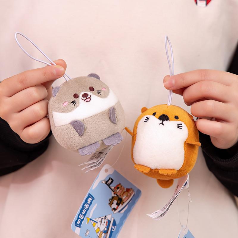 Soft Cuddly Miniature Plush Fox Toy Keychain Perfect For Bags Accessories