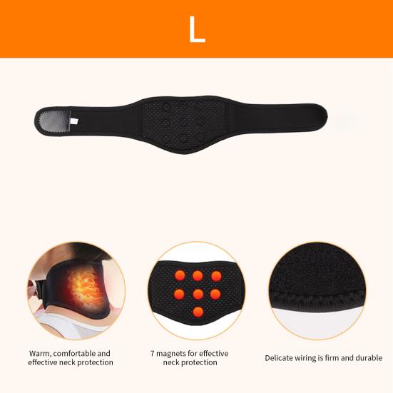 Самонагревающийся шейный протектор, магнитотерапевтический шейный бандаж, регулируемый болеутоляющий поддерживающий грелка для шеи, артрита, мигрени, головных болей, плеч и спины