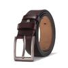 Men's Genuine Leather Casual Belt with Pin Buckle - Full Cowhide Waistband