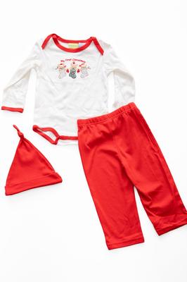 Комплект: бодик, брюки и шапочка Kidgets (22990)