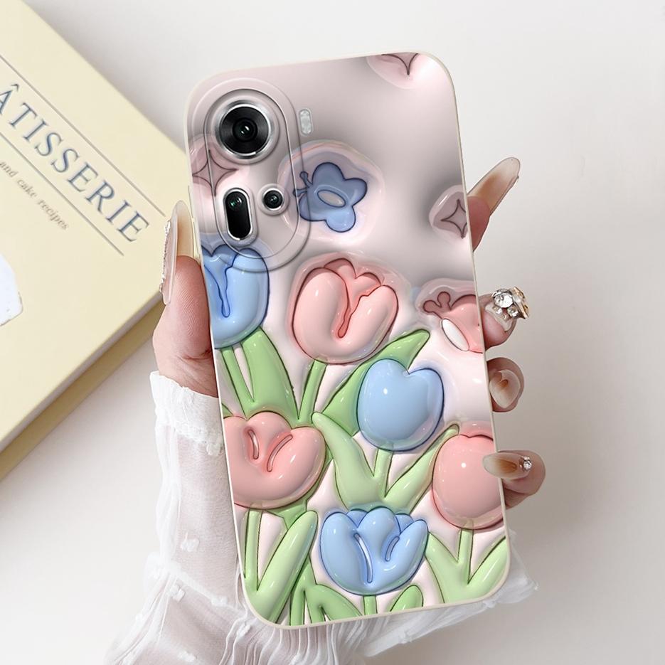 Чехол для Oppo Reno 11 5G Reno11 F CPH2603 Милый Мультяшный Чехол-Панда Мягкий Силиконовый Чехол для Телефона Для Oppo Reno 11 Pro Reno11 11F Сумки