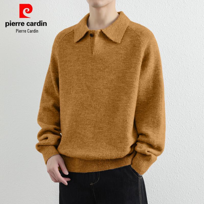 Pierre Cardin Men's Lapel Collar Knit Sweater