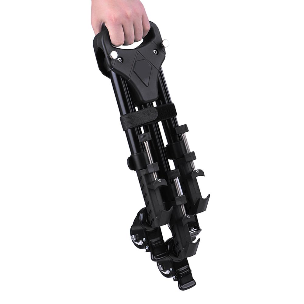 VX 600 Pro 3 Колеса Штатива Шкив Универсальный Складной Штатив для Камеры Основание Стойка с Нейлоновой Сумкой для Переноски Макс. Нагрузка 20 кг