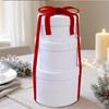 Set of 3 Assorted Size Christmas Gift Boxes Round Present Packaging Box  for Wedding