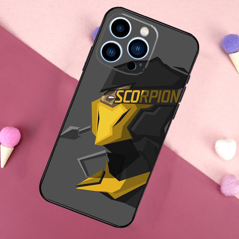 Чехол для телефона Scorpion Zero Sub Mortal Kombat для iPhone 16 15 14 12 11 13 Pro Max Чехол на iPhone 16 15 13 Mini X XS Max XR Coque