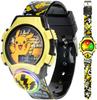 Наручные часы Accutime POK4214AZ в черном и желтом цветах [Accutime Corp.].