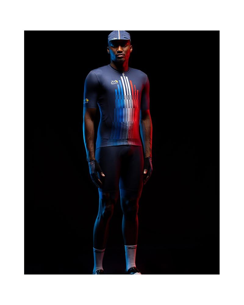 Santini Classic Trionfo Tour de France Official Jersey, Men's, Navy