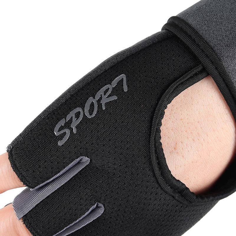 In Stock More Color Padded Short Half Finger Yoga Stretch Sports Cycling Men Custom Weightlifting Fitness Gym Gloves Woman