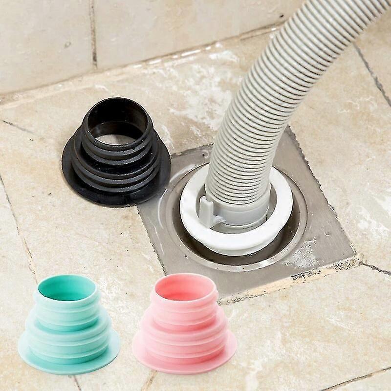 Sewer Pipe Sealing Plug for Washing Machine Floor Drain Deodorizer Gasket 2pcs
