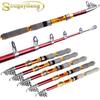 Fishing Pole Carbon Fiber Telescopic Spinning Fishing Pole for Saltwater or Freshwater Fishing