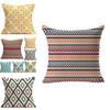 Luxurious Resistant Scatter Waist Throw Pillow Case With Timeless Geometric Design