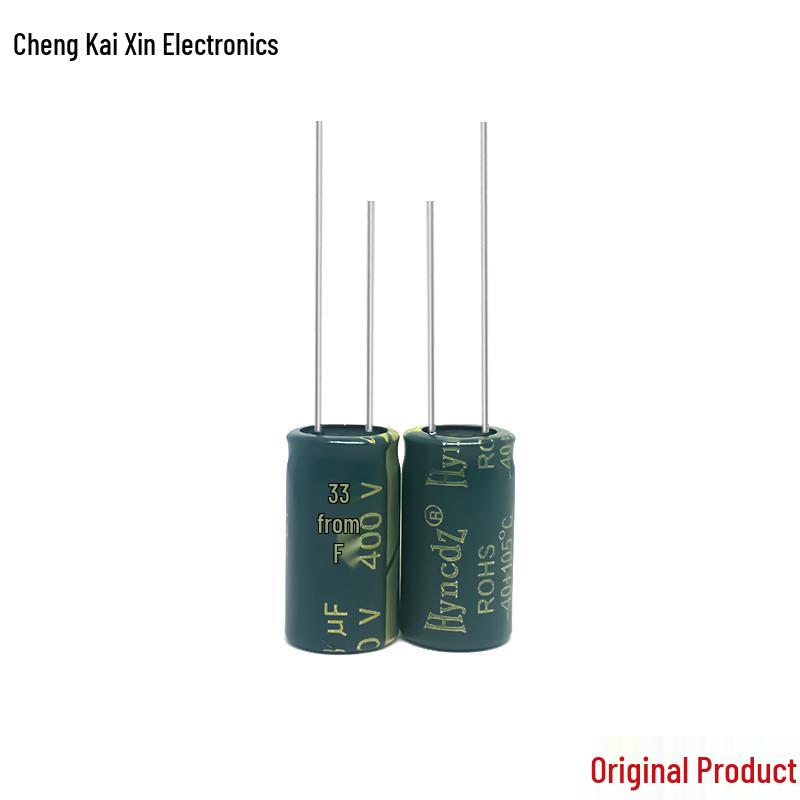 Aluminum Electrolytic Capacitor, High Frequency, 400V 33uF, 10x18, Original, Authentic, Bulk Stock Available