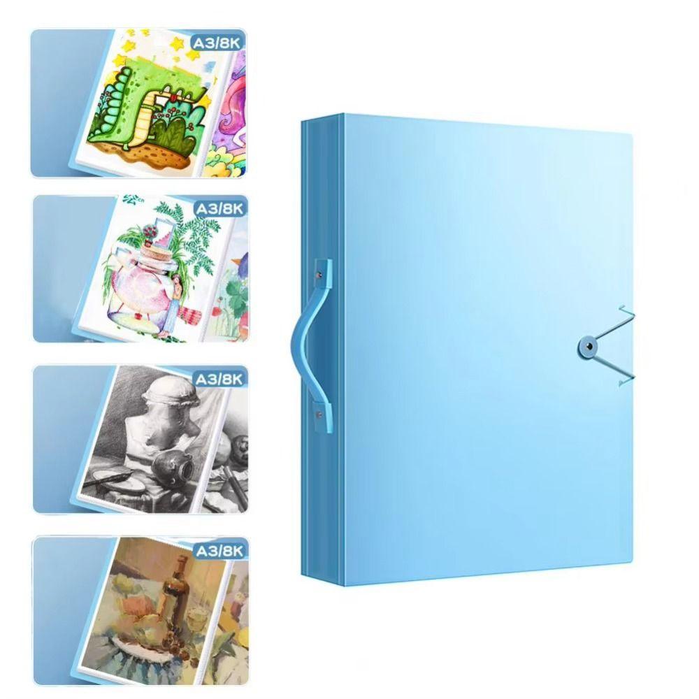 Crack-resistant a3 Paper File Folder Buckle Design Art Painting Folder  Designer