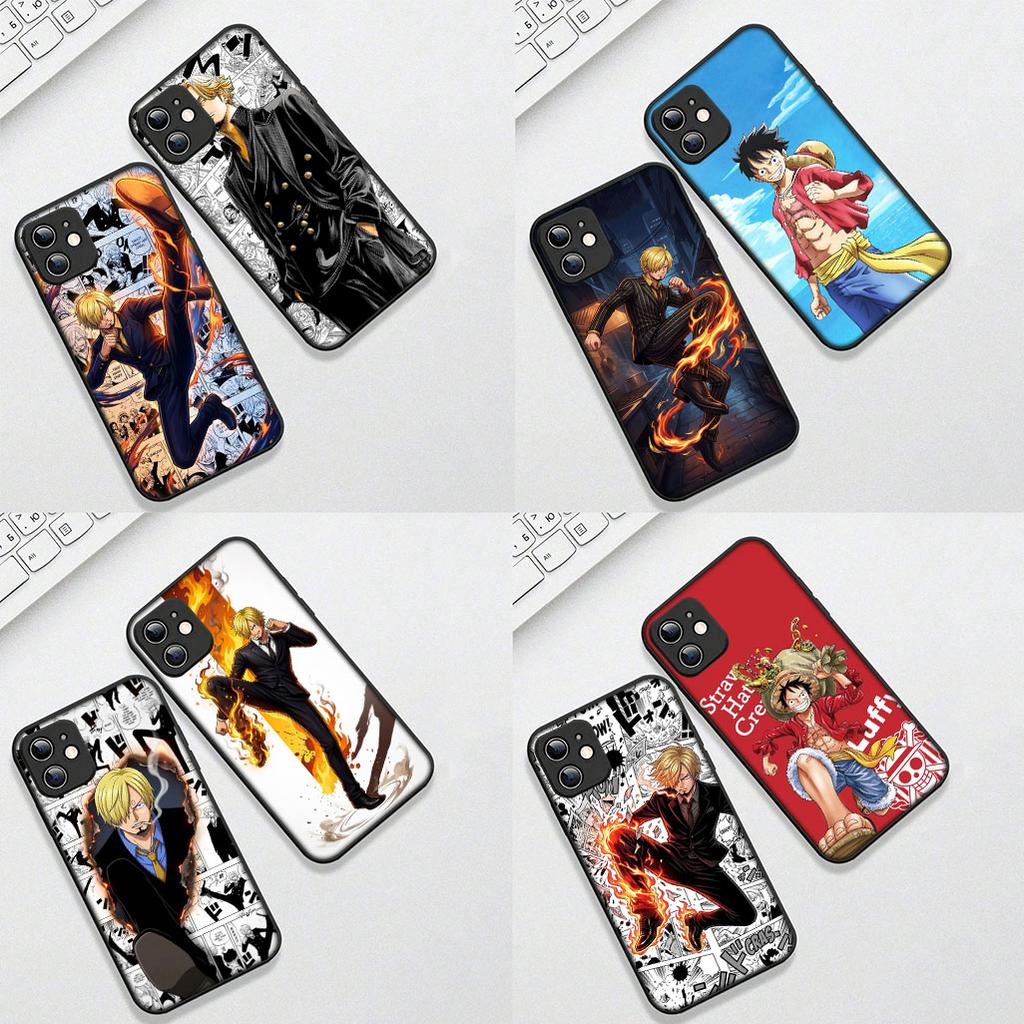 Чехол для Apple iPhone 17 Pro XS Max Air 6 7 8 Plus 5 + SE 2022 SE2 16E 8+ Чехол для телефона с обоями Санджи One Piece Луффи