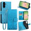 For Samsung Galaxy A56 5G Case PU Leather Wallet Phone Cover Tree Deer Imprinted