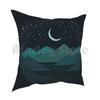 Between The Mountains And The Stars Pillow Case Printed Home Soft DIY Pillow Cover The Paper Crane Rick Crane Thepapercrane