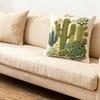 Наволочка с узором кактуса, яркий принт растений, стандартный размер, наволочка со скрытой молнией, домашний декор