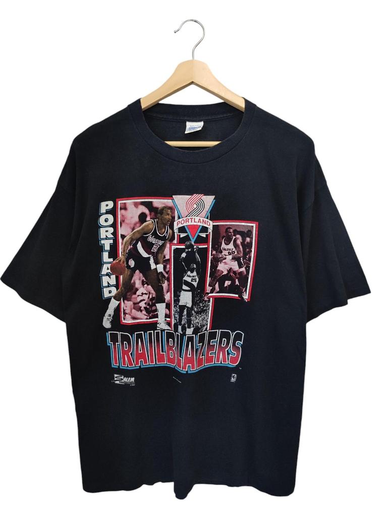 Vintage 90 Salem NBA Portland Trail Blazers Clyde Drexler shirt Size Large Portland Salem Sportswear 1993 Portland Salam Sportswear size XL