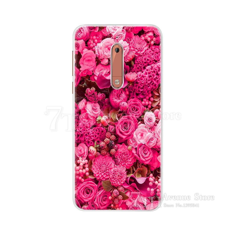 Чехол для Nokia 5 5.2" Мультяшный Мягкий Силиконовый TPU Чехол для Телефона Для Nokia 5 Nokia5 Глобальный Двойной TA-1024 TA-1053 TA-1044 Задняя Крышка