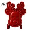Baking Tools for Christmas Hand Press Pie Mold, Plastic Pastry Dough Cookie Molds Kids Neatly Cut Cutters DIY Holiday Treats Kitchen