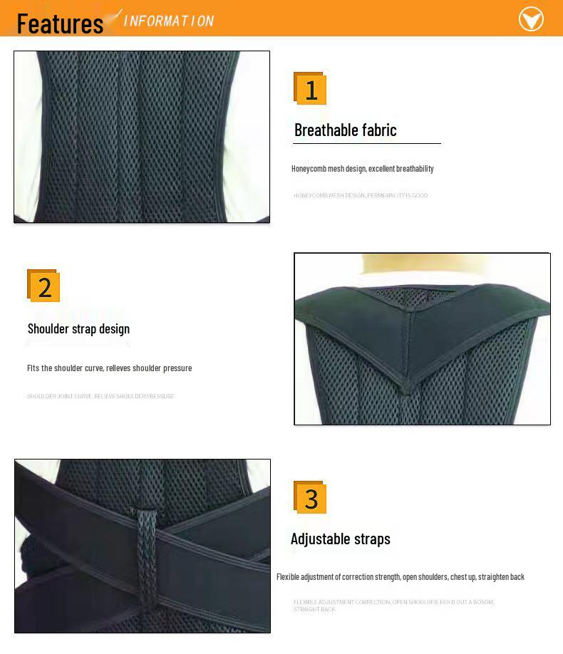 Пояс для поддержки и коррекции осанки с усиленными лямками