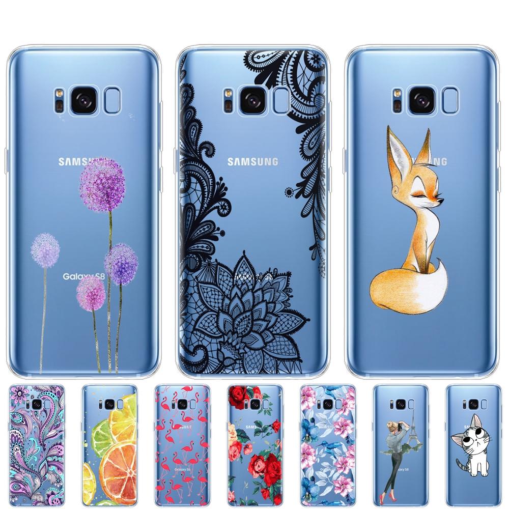 Чехол для Samsung Galaxy S8 PLUS Мягкий силиконовый чехол TPU Чехол для Samsung S8 Plus Чехол Полная защитная задняя крышка на 360 градусов