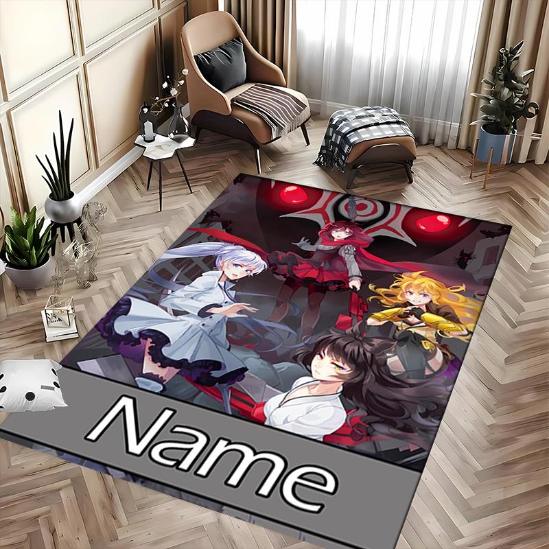 Custom personalization RWBY Volume Area Rug - Perfect For Kitchen, Bathroom,Laundry Room Decor Large Size Available,Gift All Seasons