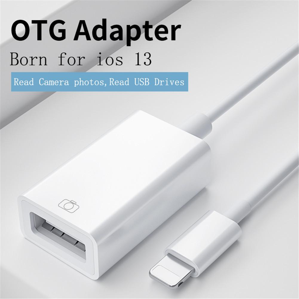 USB OTG Converter Electric Piano MIDI Keyboard to USB Camera Adapter For iPhone 11Pro Max iPad Support iOS 13
