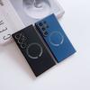 Подходит для Samsung S24ultra Магнитный чехол для мобильного телефона S23 Жидкий силикон S22plus Полная защита от падения 21 Защитный чехол