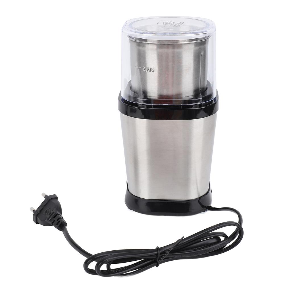 Electric Coffee Grinder 200W 60g Large Capacity Stainless Steel Grinder Cup Nuts Spice Grinder for