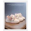 Children's Sports Shoes Girls' Board Shoes New Spring and Autumn Soft Sole Cartoon White Shoes Non-Slip Breathable Casual Shoes