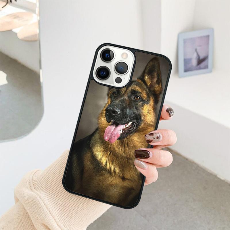 German Shepherd Dog Phone Case For iPhone 17 Air 16 15 14 11 12 13 Pro  MAX Plus coque Cover Shell